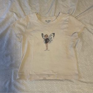 Brandy Melville I don’t care baby angel tee